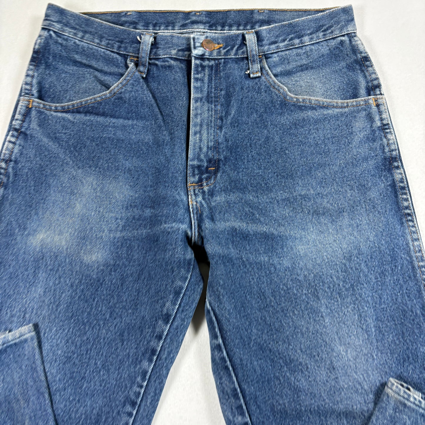 Rustler Mens Jeans 34x29 Blue Denim Vintage Y2K 90s Grunge Straight Workwear