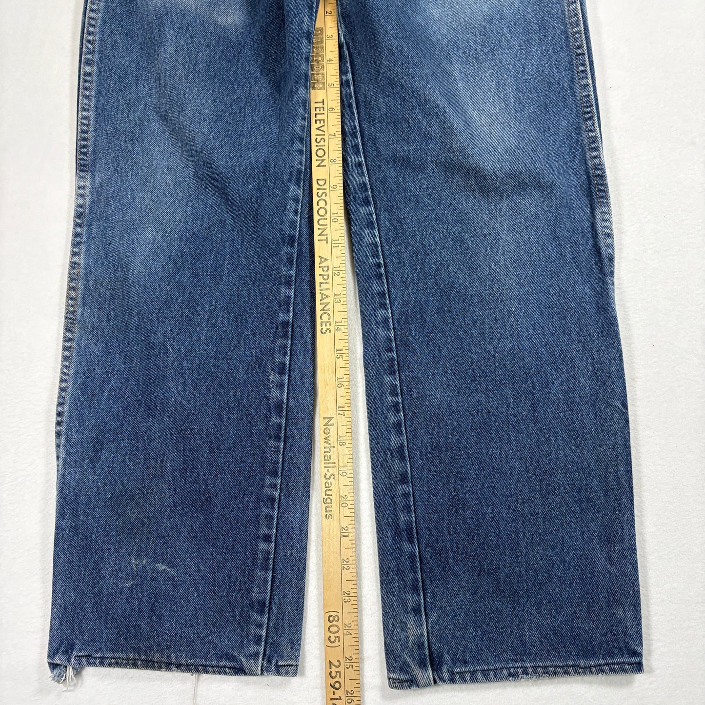 Rustler Mens Jeans 34x29 Blue Denim Vintage Y2K 90s Grunge Straight Workwear