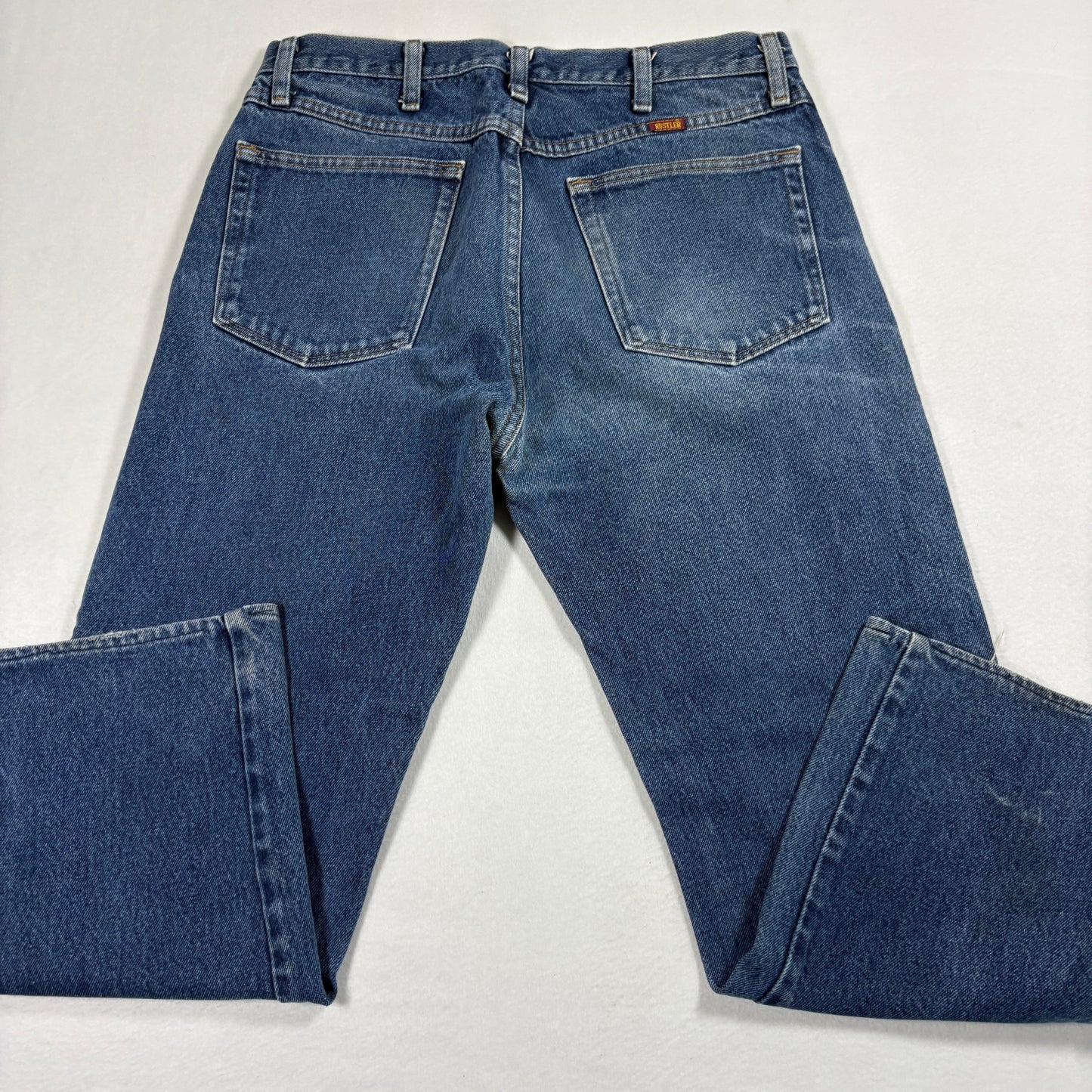 Rustler Mens Jeans 34x29 Blue Denim Vintage Y2K 90s Grunge Straight Workwear