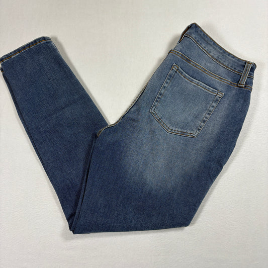 Time and Tru Womens Jeans Size 8 Blue High Rise Curvy Stretch Denim Y2K Classic