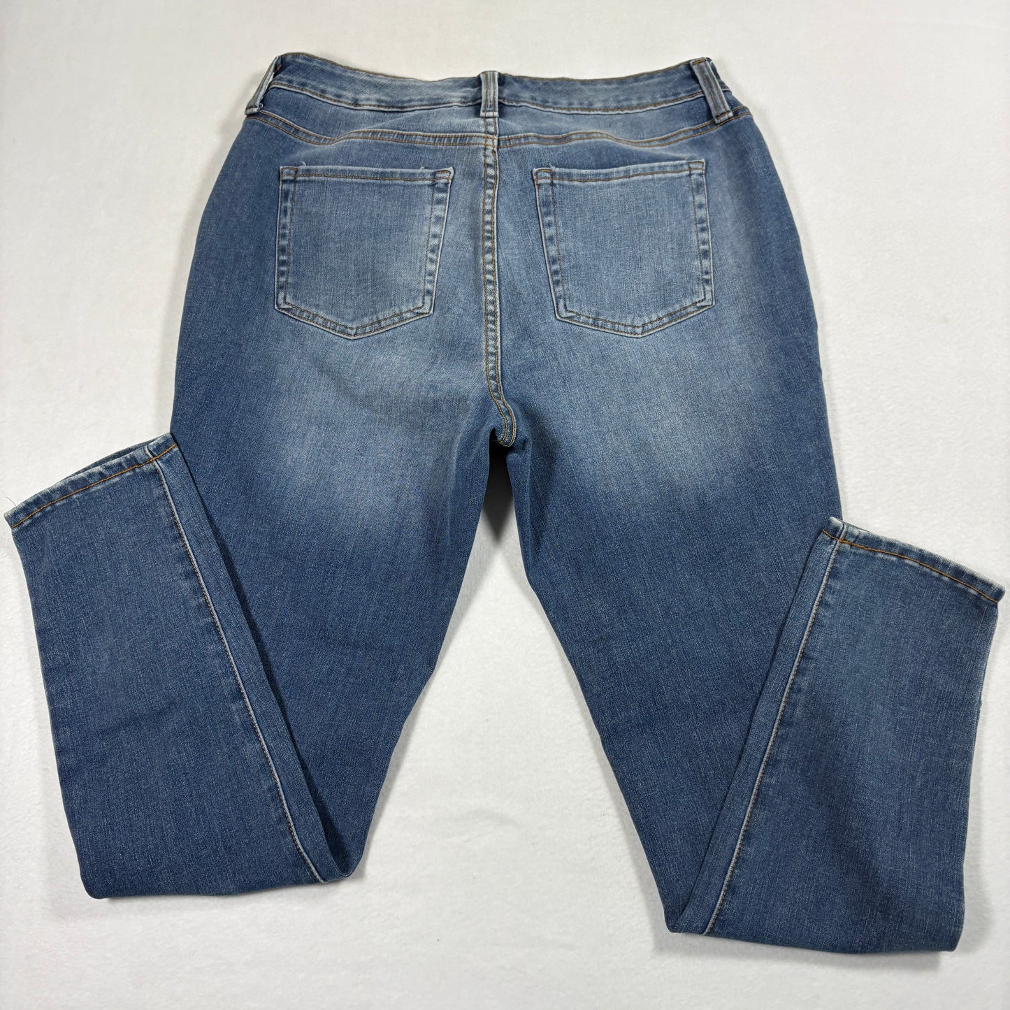 Time and Tru Womens Jeans Size 8 Blue High Rise Curvy Stretch Denim Y2K Classic