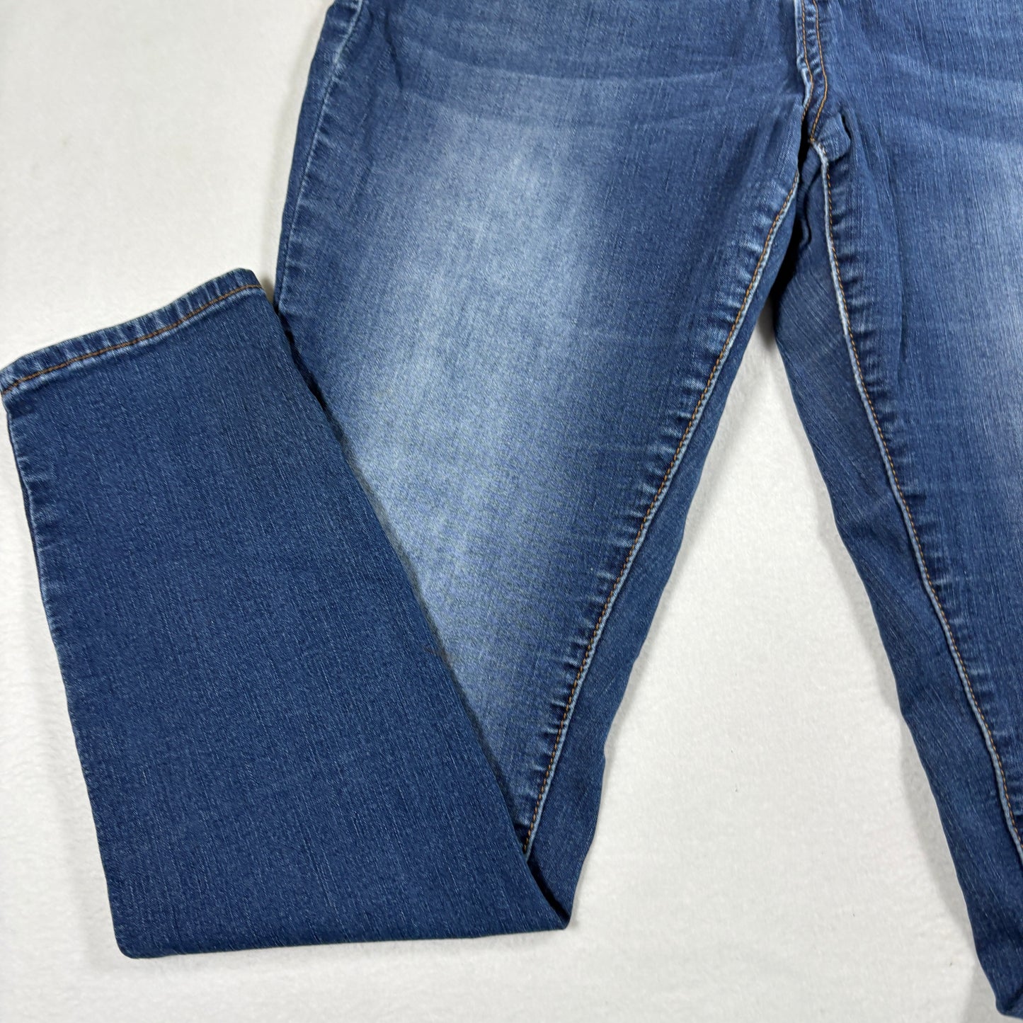 iT Womens Tess Petite Jeans 10P Blue High Rise Curvy Skinny Y2K Vintage Denim