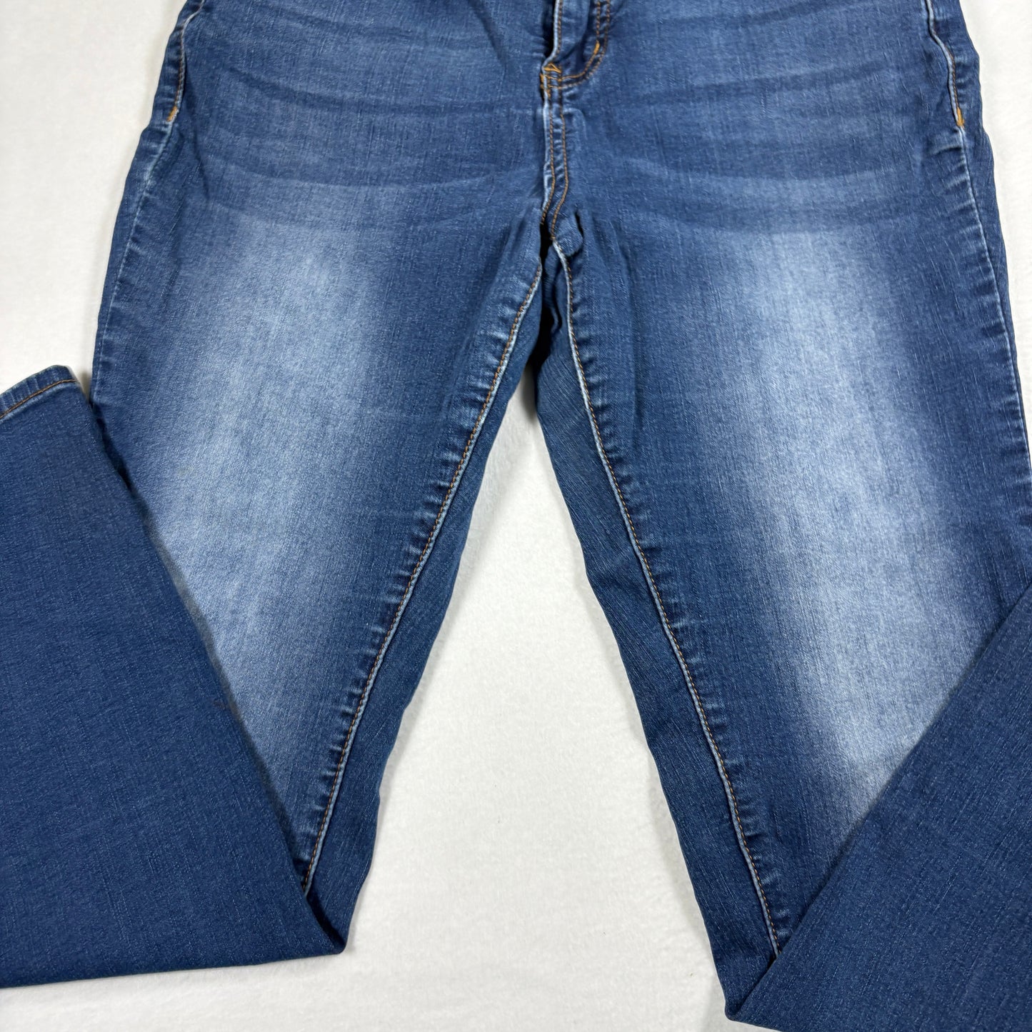iT Womens Tess Petite Jeans 10P Blue High Rise Curvy Skinny Y2K Vintage Denim