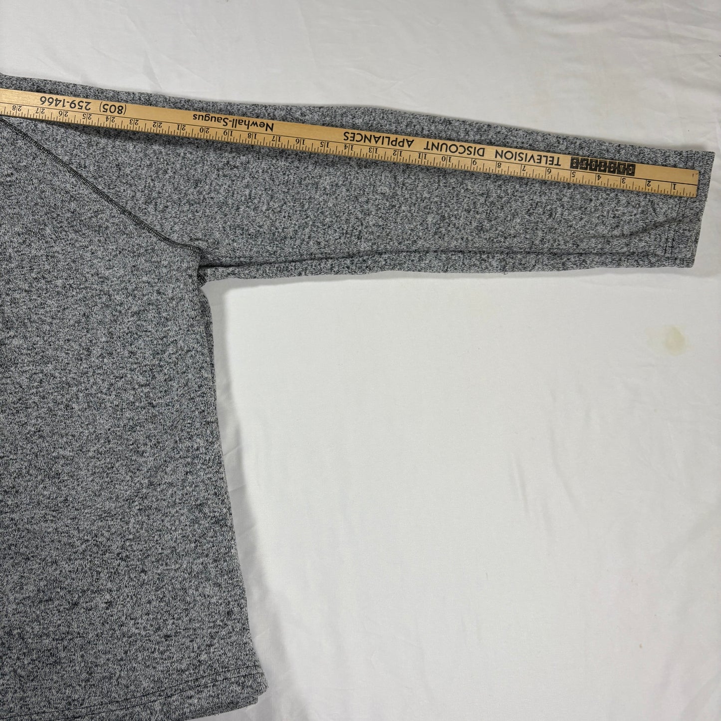 Sonoma Men’s Pullover L Gray Fleece Snap Button Mock Neck Sweater Casual Warm