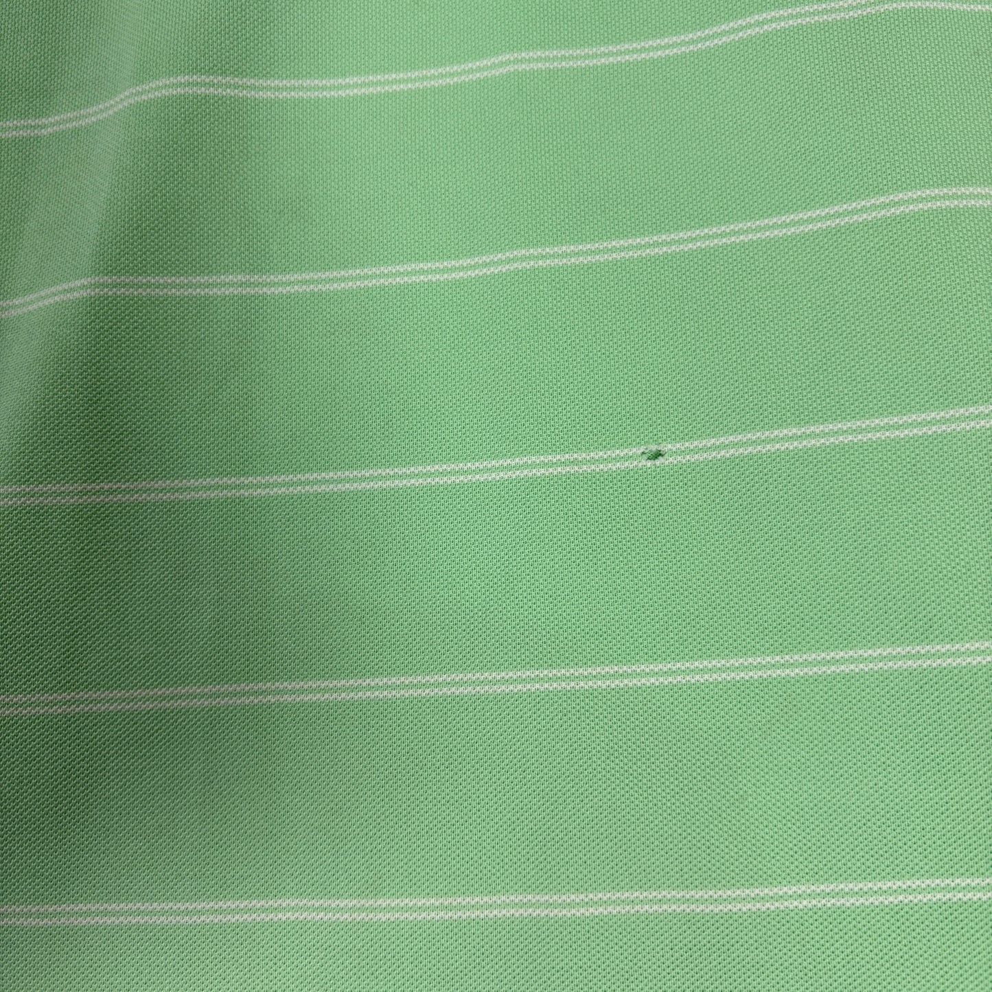 Roundtree & Yorke Gold Label Men’s XL Green Striped Polo Shirt 100% Cotton