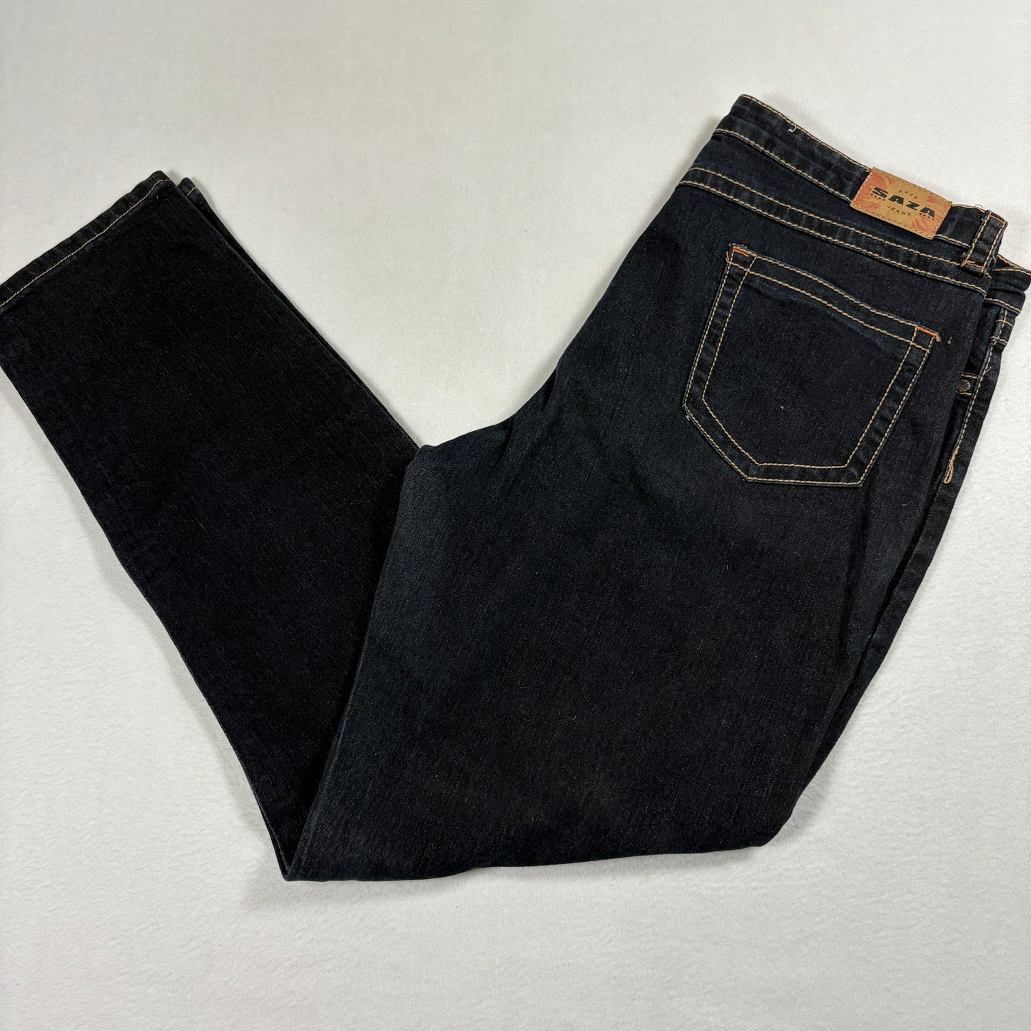 Saza Womens Jeans Size 20 Dark Wash Stretch Denim Y2K Plus Size Straight