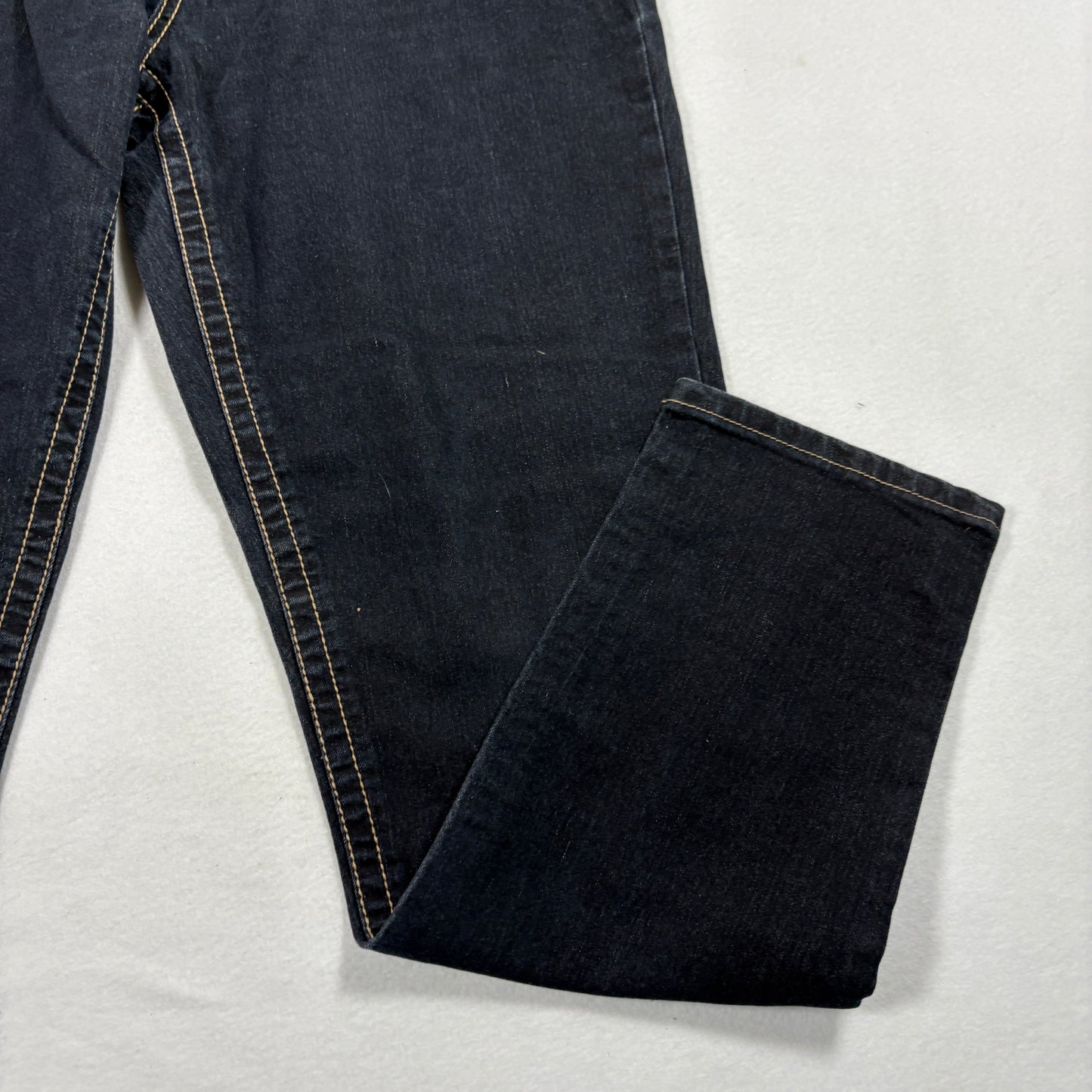 Saza Womens Jeans Size 20 Dark Wash Stretch Denim Y2K Plus Size Straight