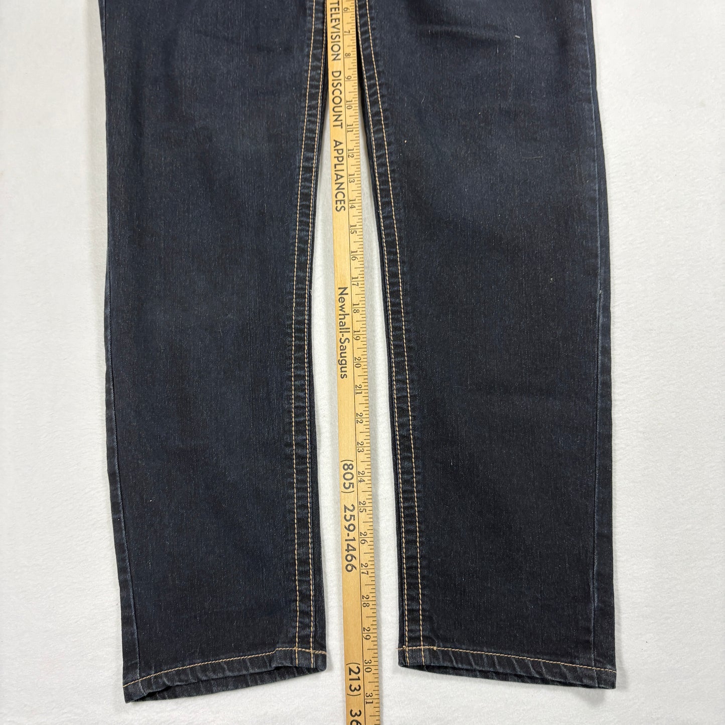 Saza Womens Jeans Size 20 Dark Wash Stretch Denim Y2K Plus Size Straight