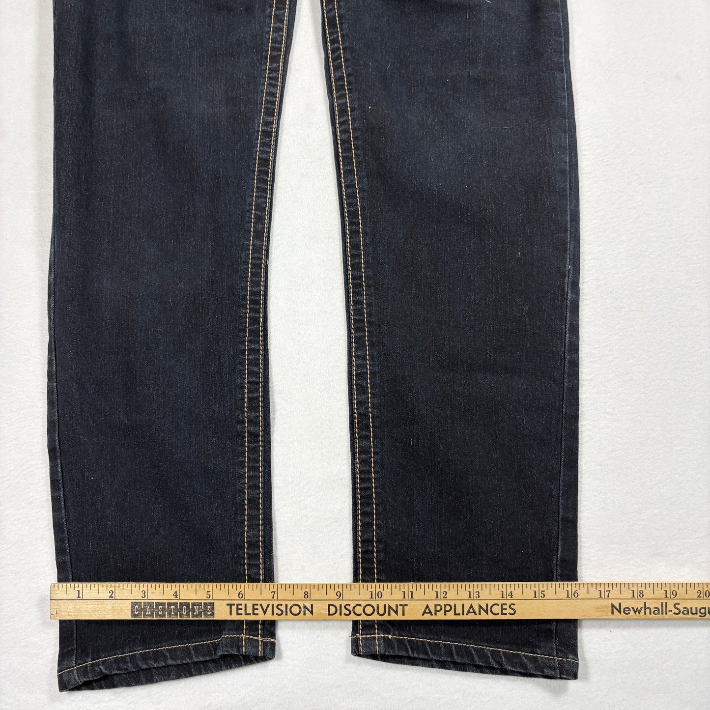 Saza Womens Jeans Size 20 Dark Wash Stretch Denim Y2K Plus Size Straight