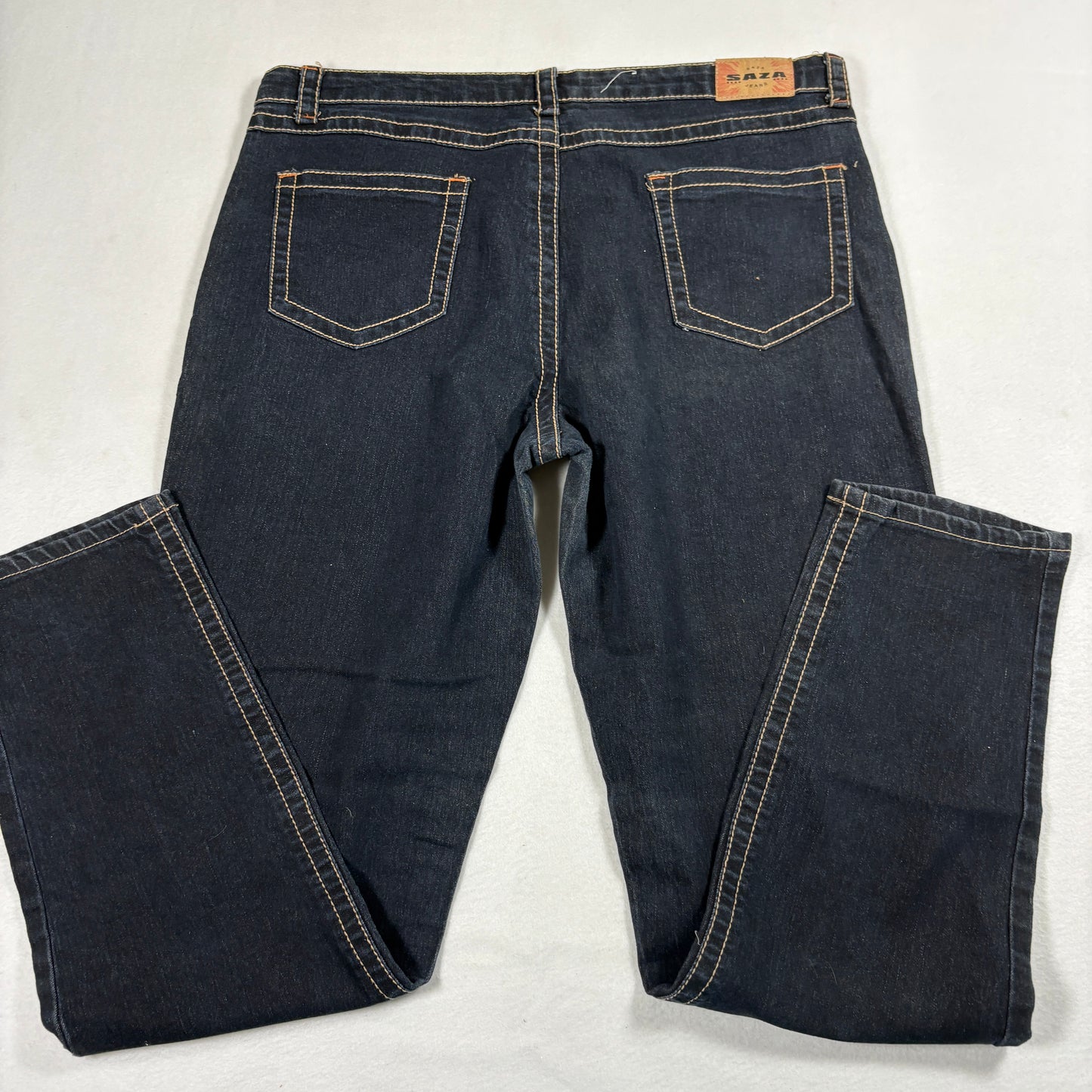 Saza Womens Jeans Size 20 Dark Wash Stretch Denim Y2K Plus Size Straight