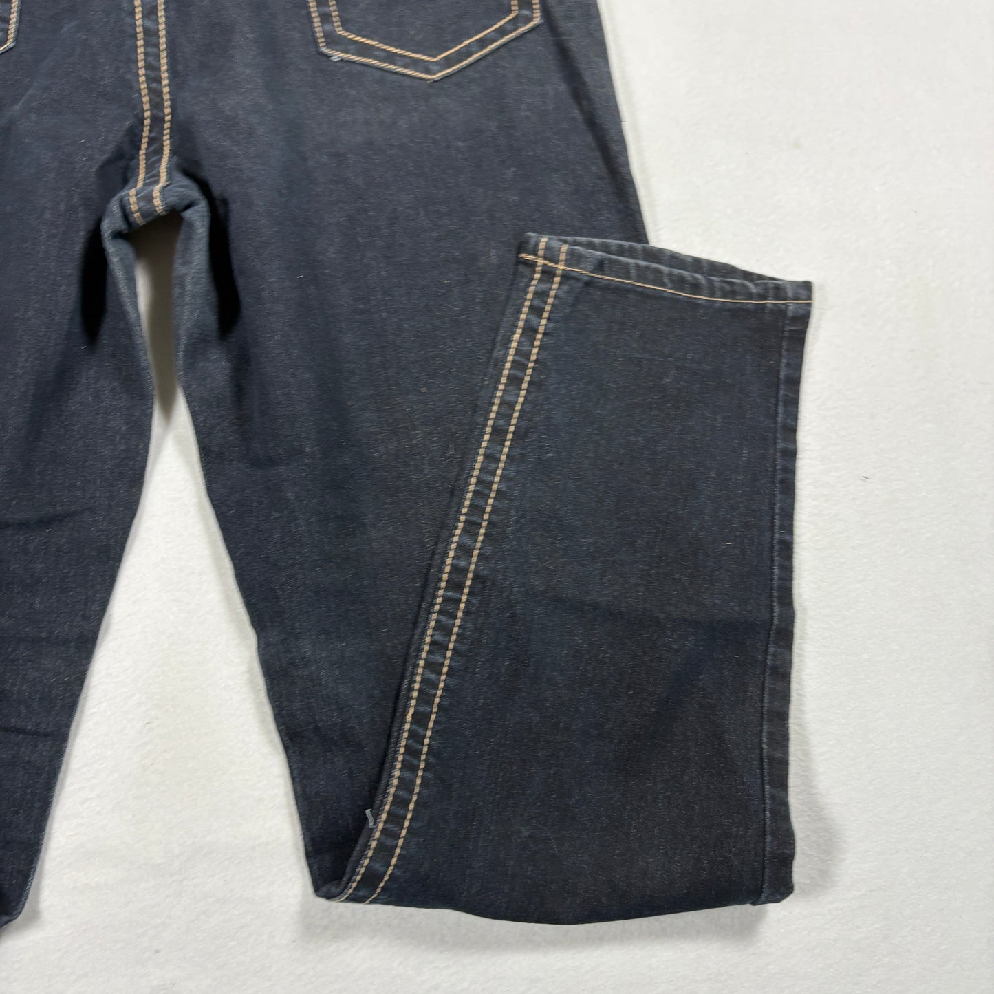 Saza Womens Jeans Size 20 Dark Wash Stretch Denim Y2K Plus Size Straight