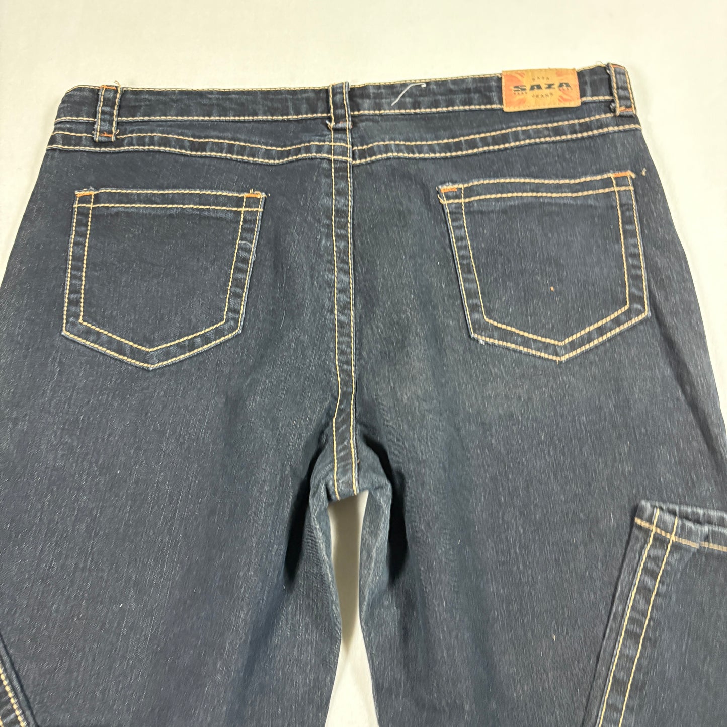 Saza Womens Jeans Size 20 Dark Wash Stretch Denim Y2K Plus Size Straight