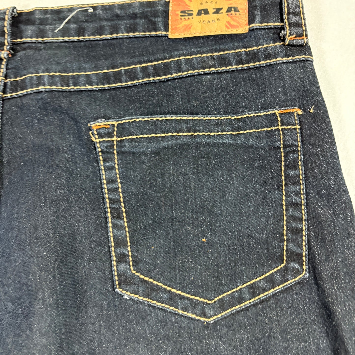 Saza Womens Jeans Size 20 Dark Wash Stretch Denim Y2K Plus Size Straight