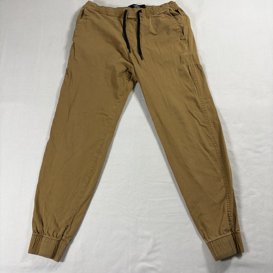 Hollister Pants Mens Small Tan Skinny Jogger Streetwear Casual Stretch Fit New X