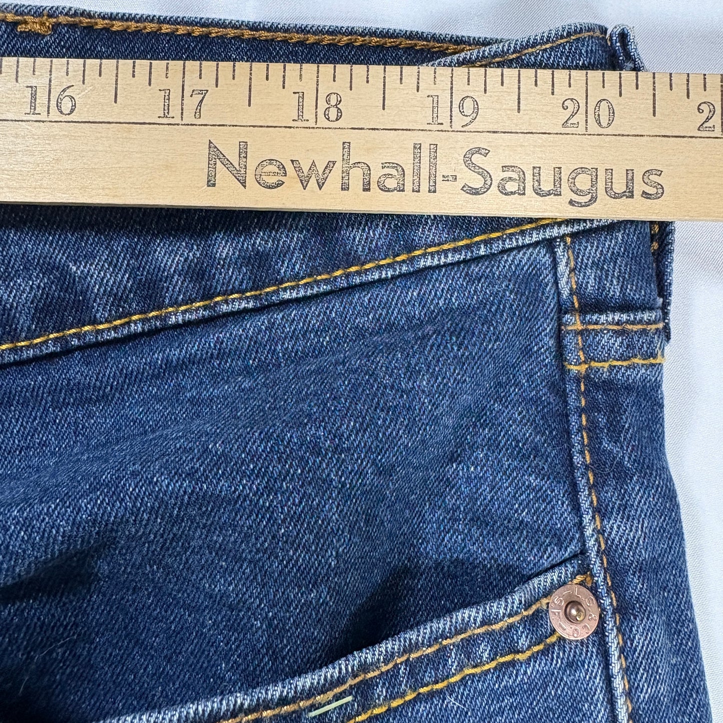 Levi Strauss Signature Men’s 42x30 Relaxed Fit Blue Denim Jeans Baggy Classic