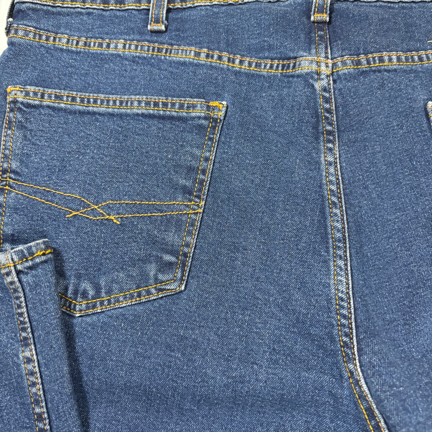 Levi Strauss Signature Men’s 42x30 Relaxed Fit Blue Denim Jeans Baggy Classic