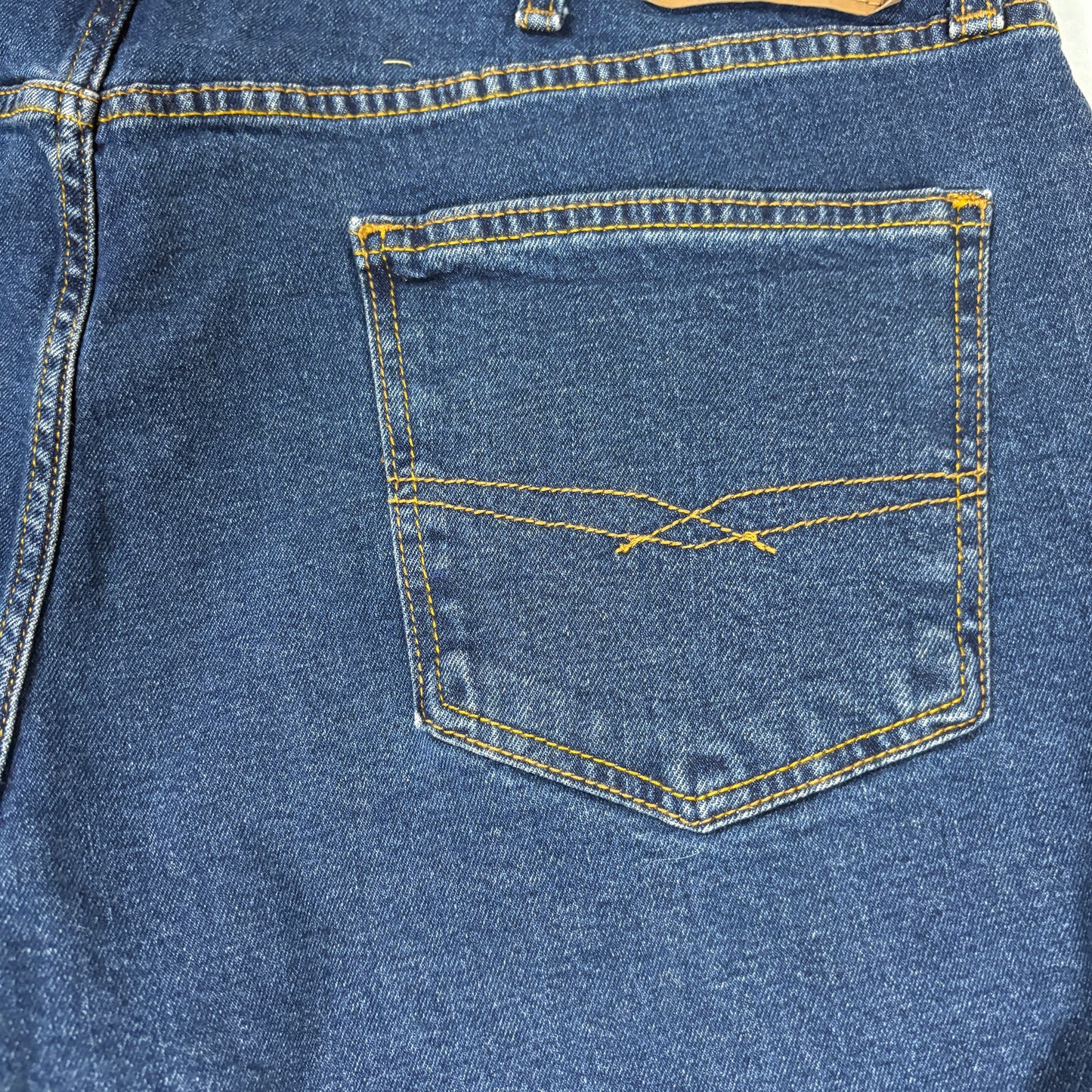 Levi Strauss Signature Men’s 42x30 Relaxed Fit Blue Denim Jeans Baggy Classic