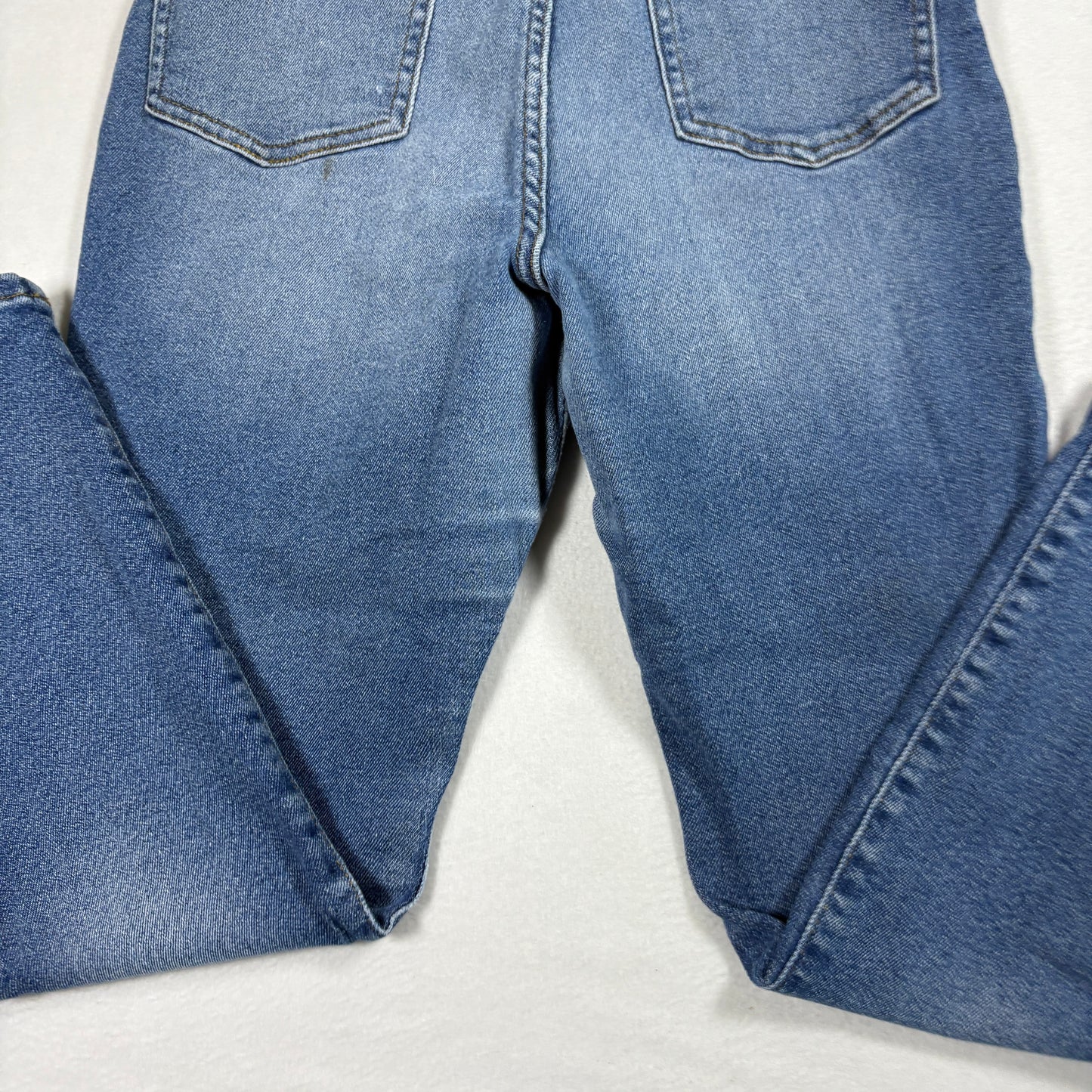 Guess Womens Distressed Skinny Jeans Blue Size 32 Ripped Denim Y2K Grunge