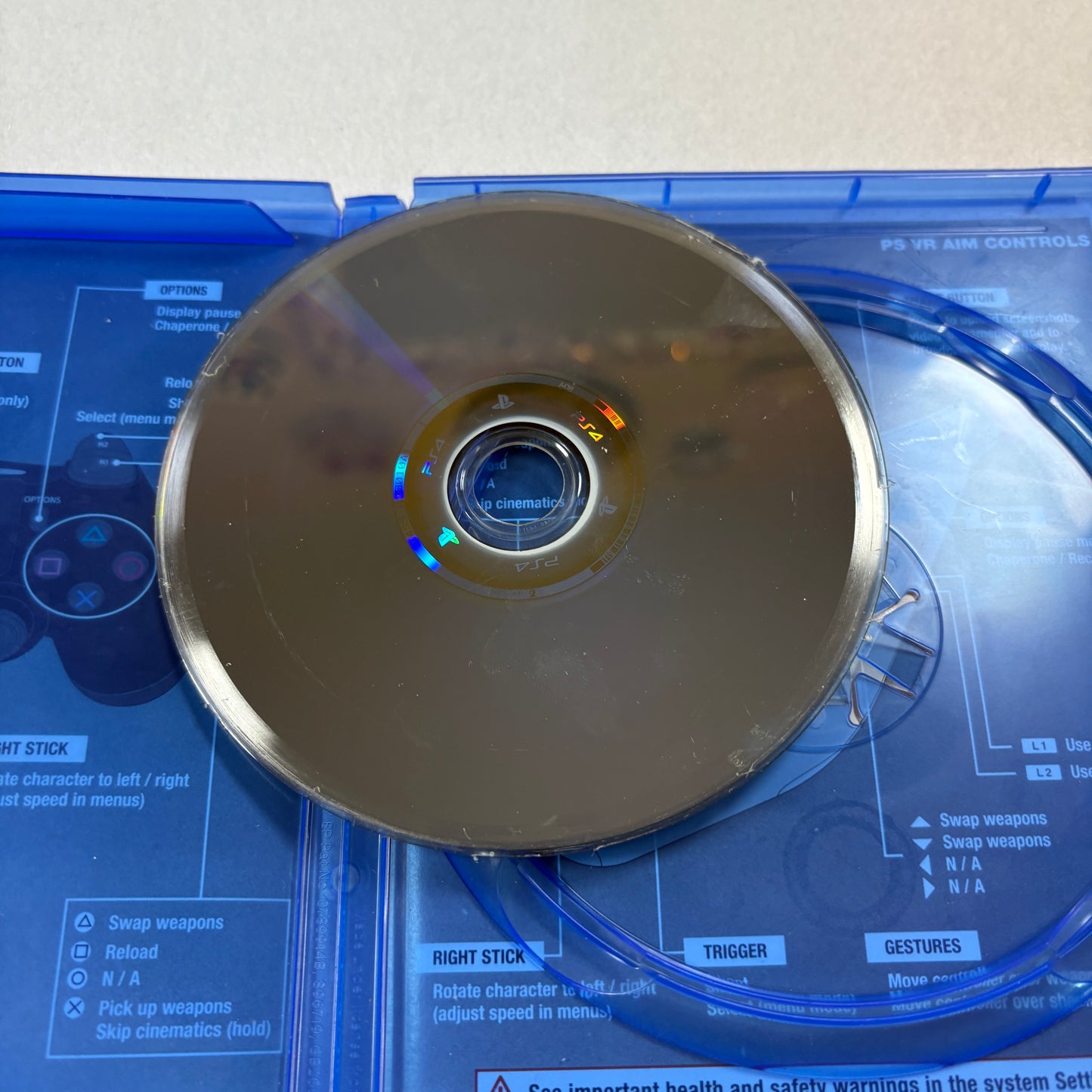 Sony PS4 Farpoint VR Game Complete Case Disc Tested Works No Manual