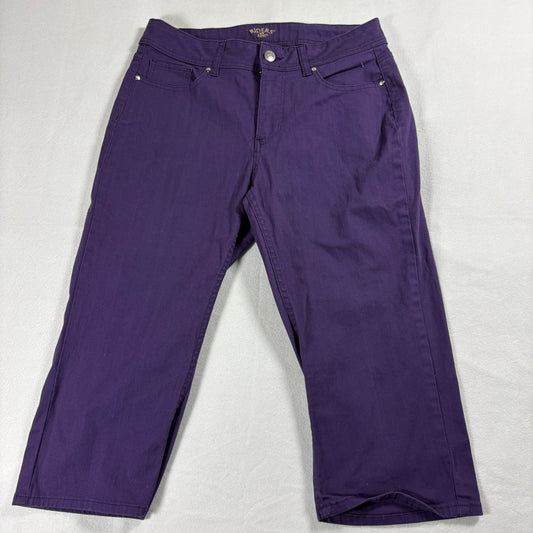 Riders By Lee Jeans Womens Purple Straight Leg Stretch Denim Y2K Vintage Retro90