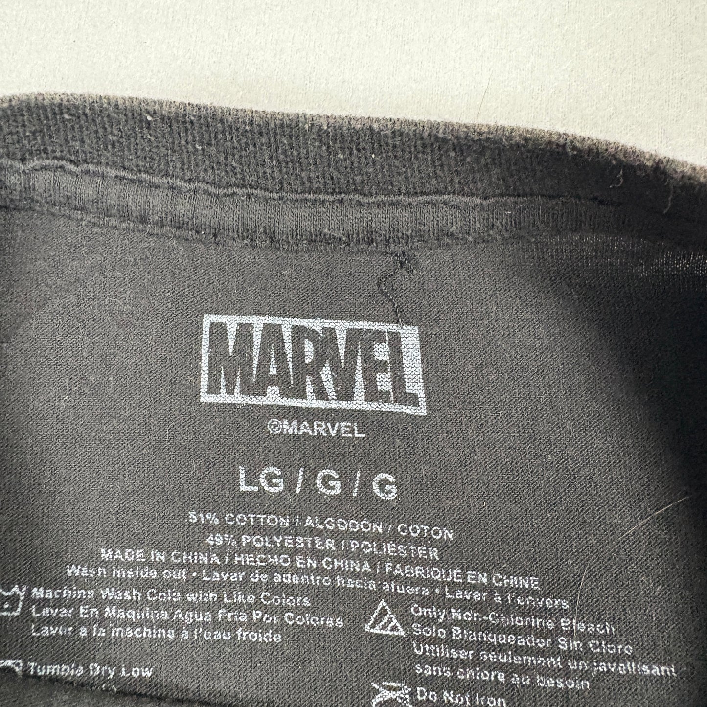 Marvel Spider Man Miles Morales Kids L T Shirt Black Graphic Tee Superhero