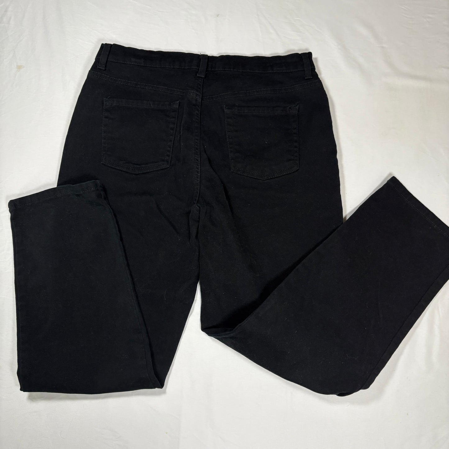 Gloria Vanderbilt Amanda Black Jeans Women’s Size 14 Bootcut High Rise Stretch Denim