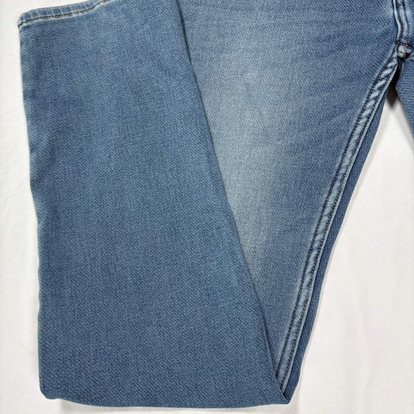 Hollister Skinny Jeans Men 34x32 Light Wash Blue Denim Stretch Casual Slim Fit