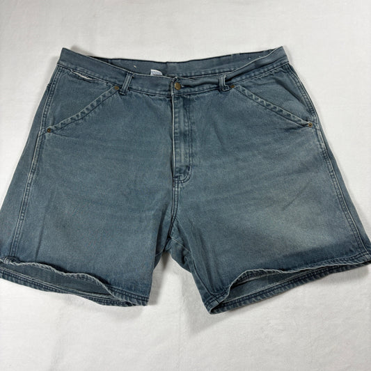 Grade A Denim Shorts Mens Size 42 Tall Vintage 90s Blue Baggy Streetwear Retros