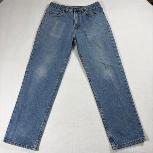 Vintage Jeans Mens Size 32x30 90s Straight Blue Denim Classic Retro Street