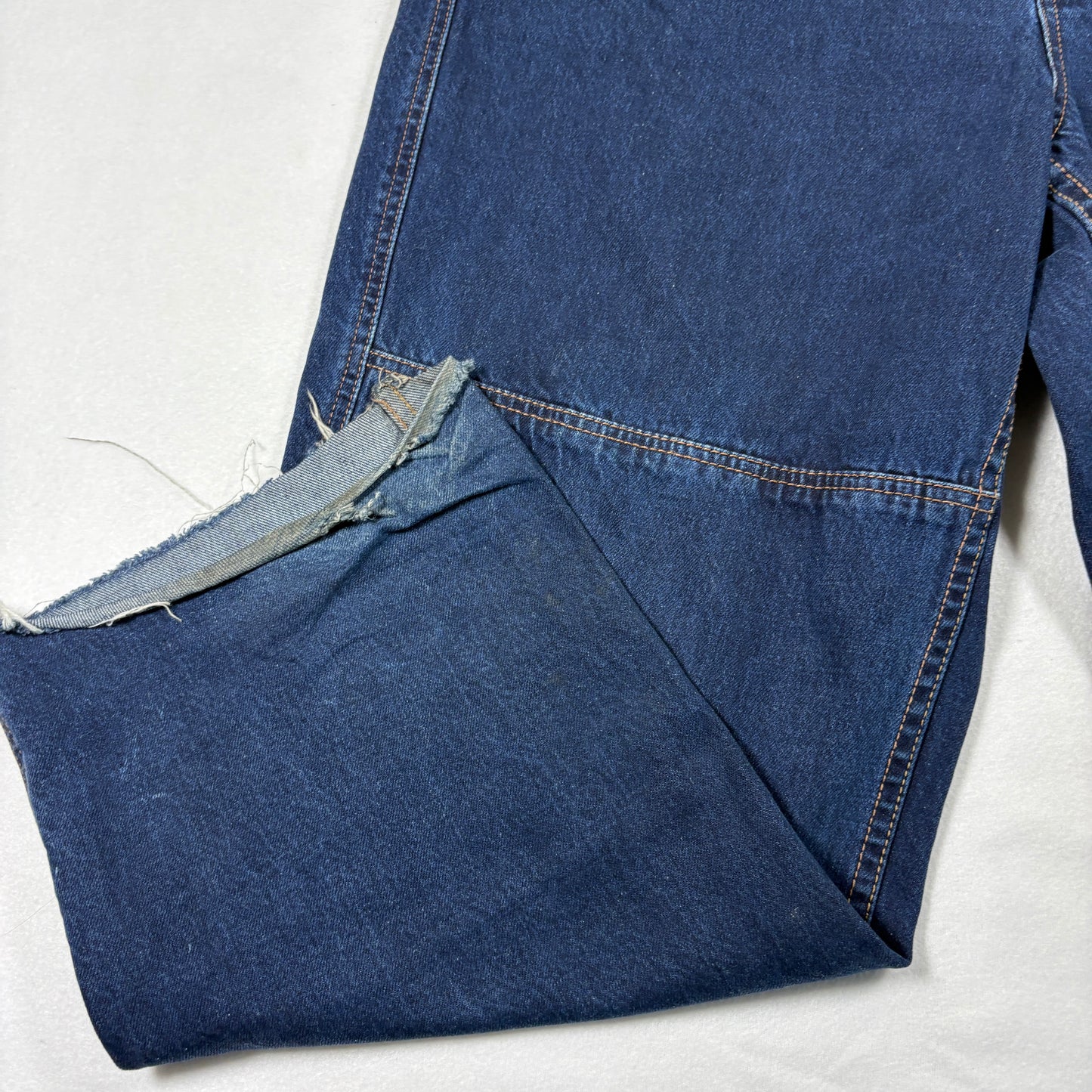 Empyre Mens Baggy Jeans 34 Blue Denim Y2K Skate Grunge 90s Wide Leg Pants