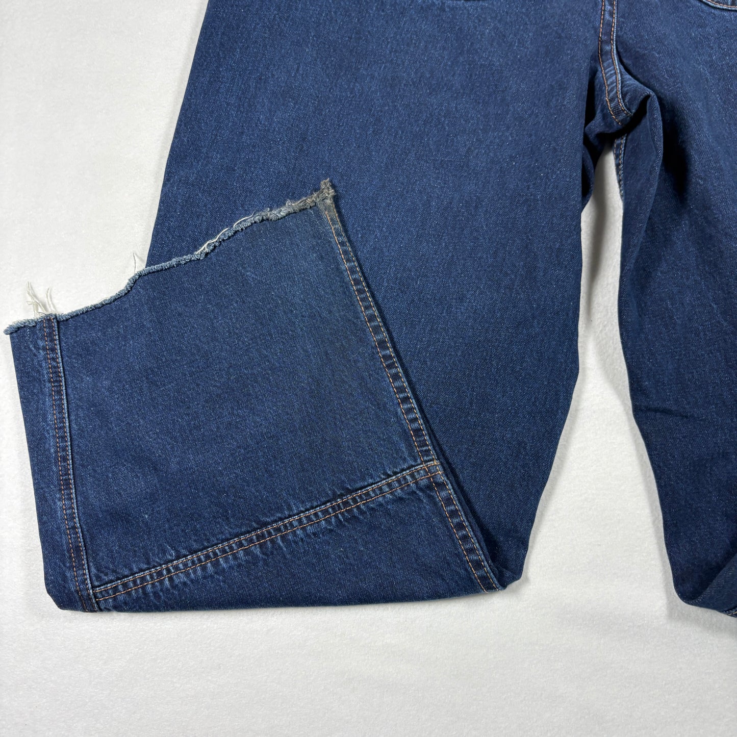 Empyre Mens Baggy Jeans 34 Blue Denim Y2K Skate Grunge 90s Wide Leg Pants