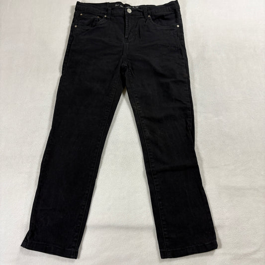 Black Bootcut Stretch Jeans Y2K Low Rise Size 34 Fits Like 32x25 Denim Pants