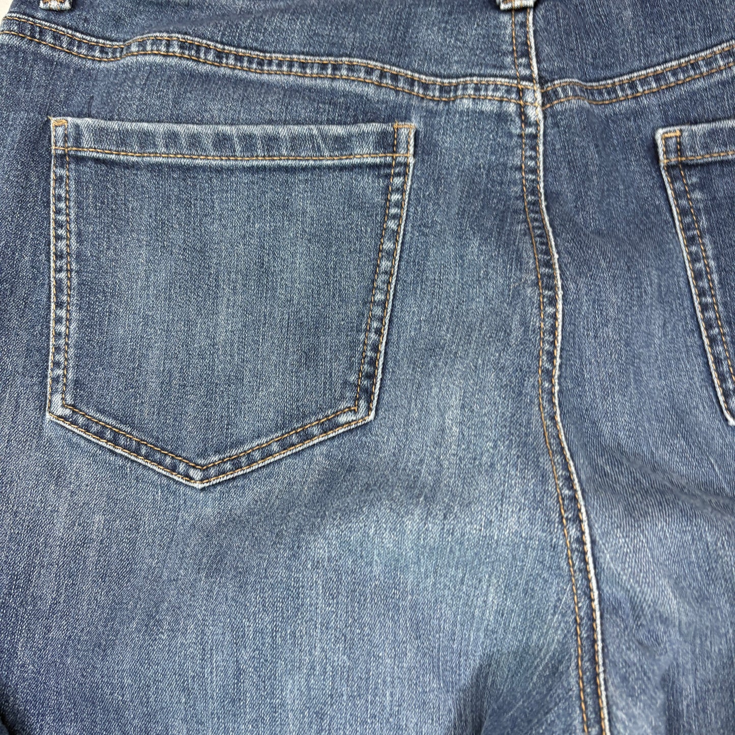 Gloria Vanderbilt Jeans Women 18 Blue Classic Straight Leg Stretch Denim