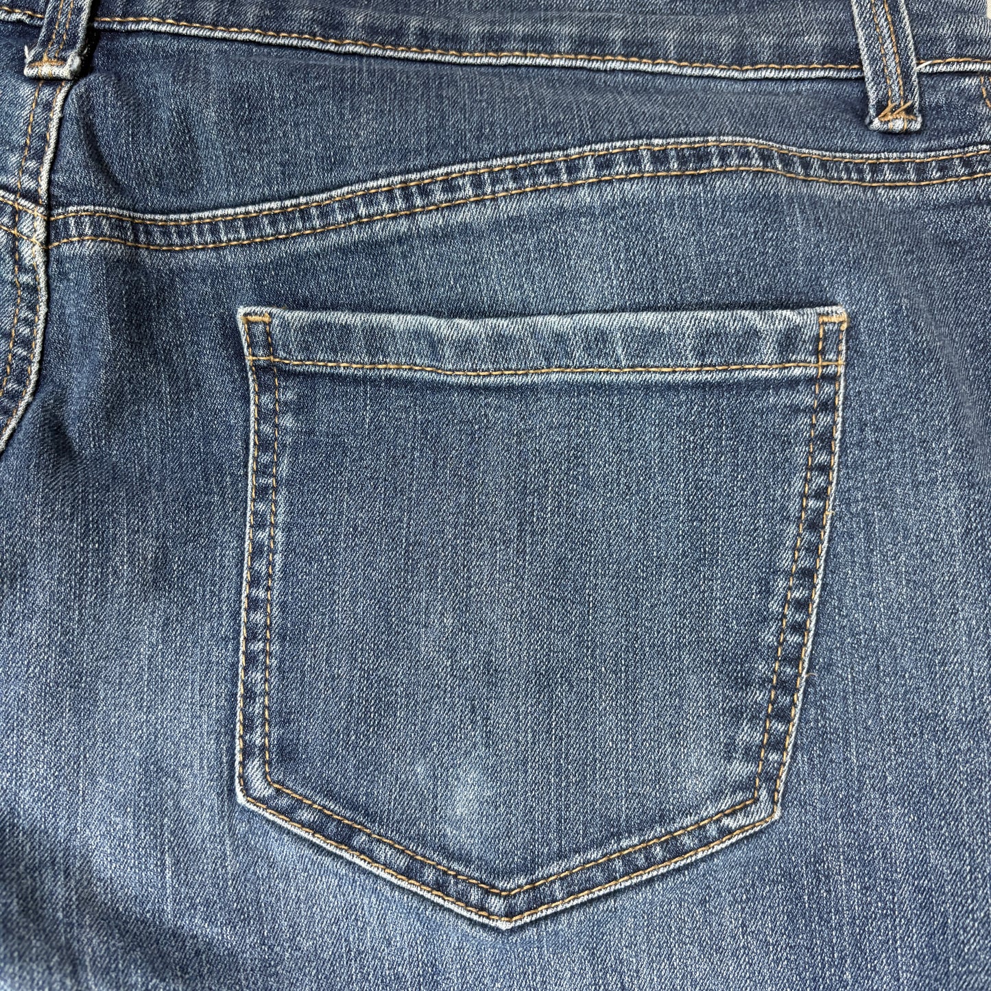 Gloria Vanderbilt Jeans Women 18 Blue Classic Straight Leg Stretch Denim