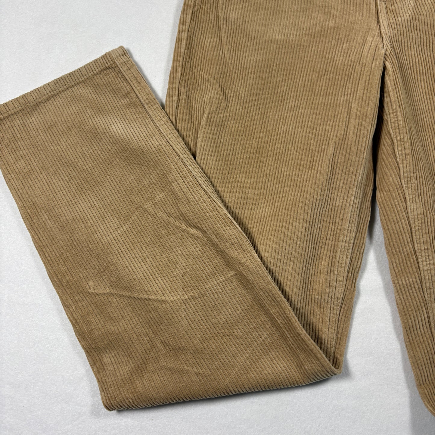 Empyre Womens Corduroy Pants Size 0 Tan Beige Straight Leg Baggy Skater Y2K 90s