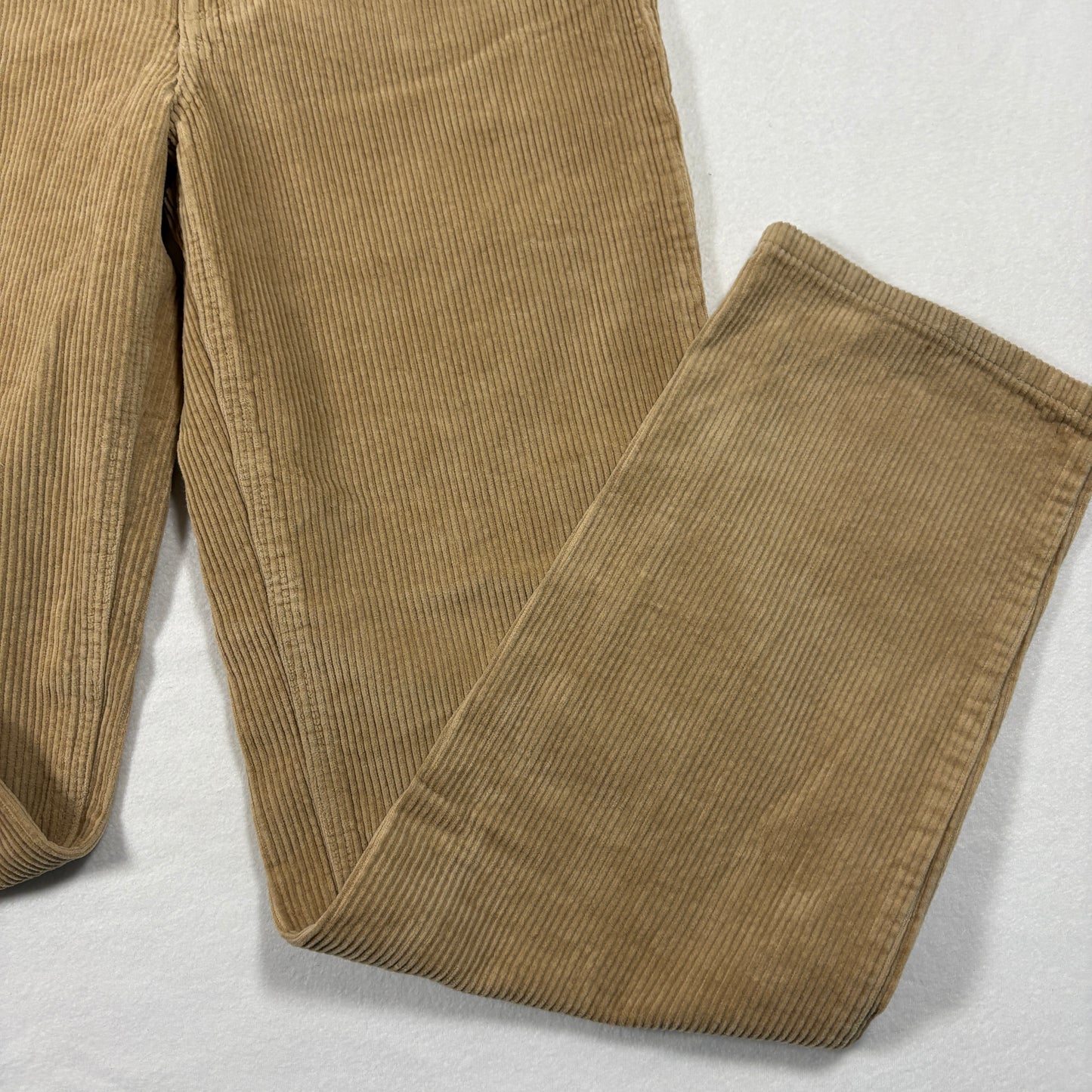 Empyre Womens Corduroy Pants Size 0 Tan Beige Straight Leg Baggy Skater Y2K 90s