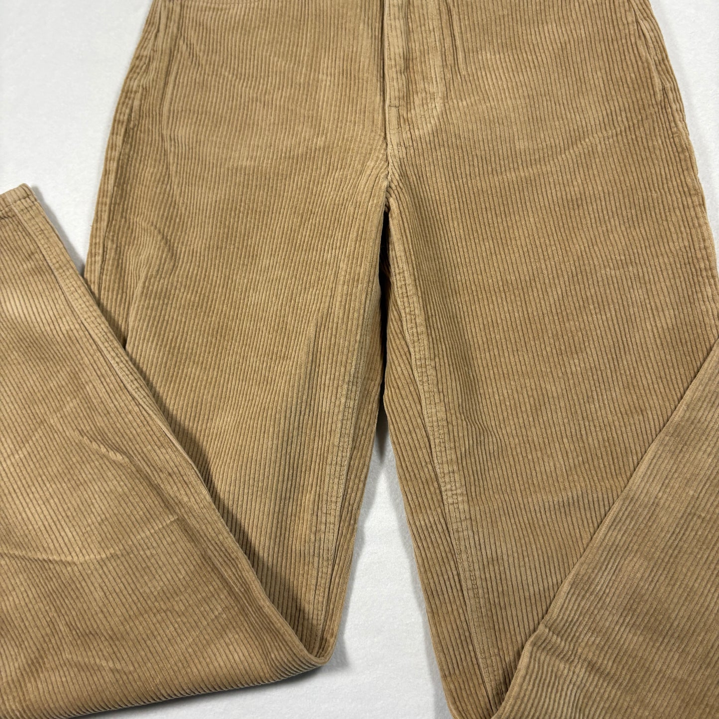 Empyre Womens Corduroy Pants Size 0 Tan Beige Straight Leg Baggy Skater Y2K 90s