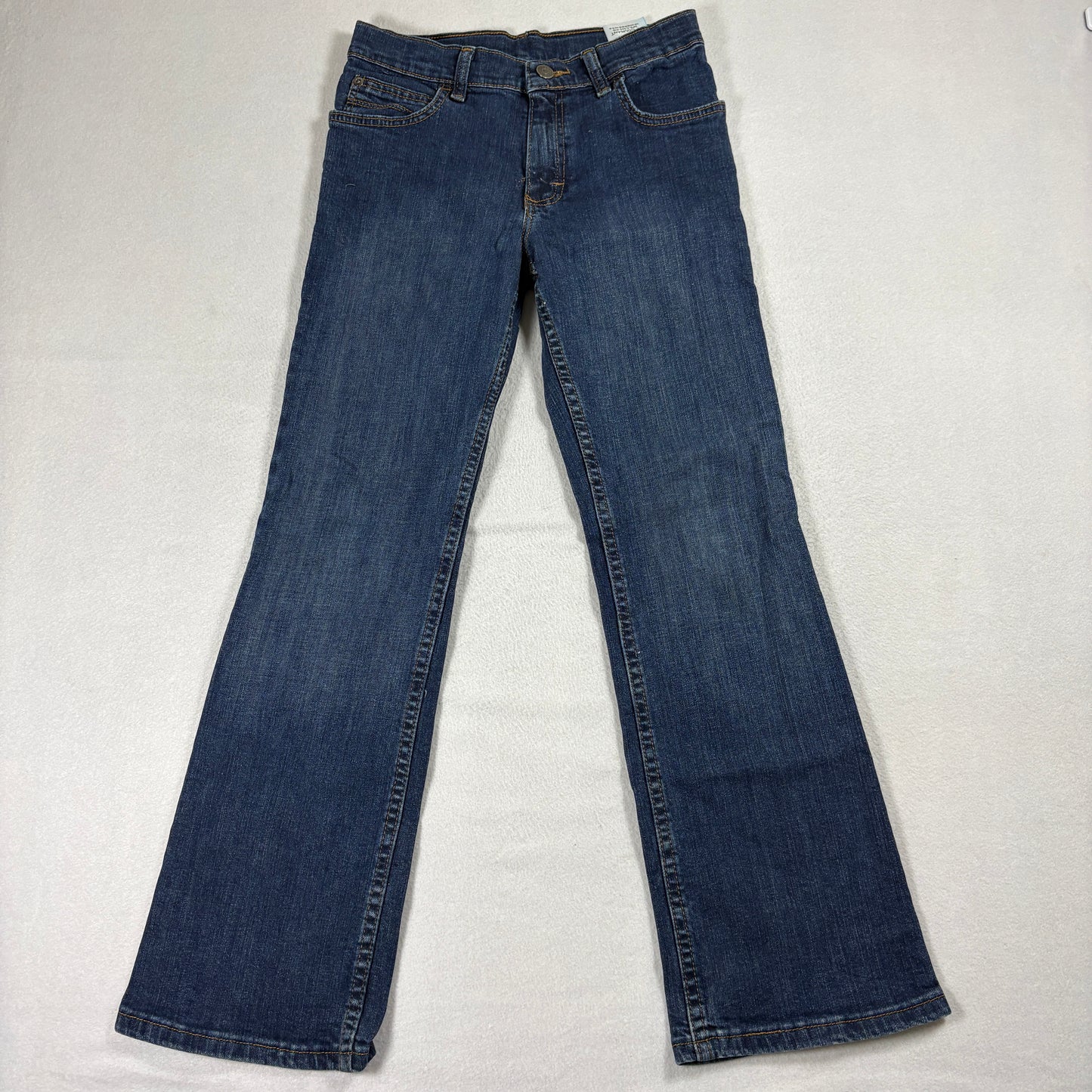 Wrangler Womens Jeans Size 12 Regular Blue Bootcut Stretch Denim Mid Rise