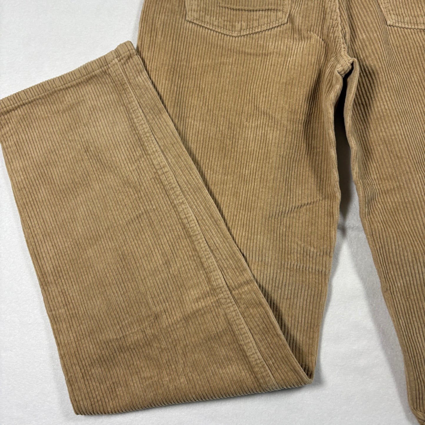 Empyre Womens Corduroy Pants Size 0 Tan Beige Straight Leg Baggy Skater Y2K 90s