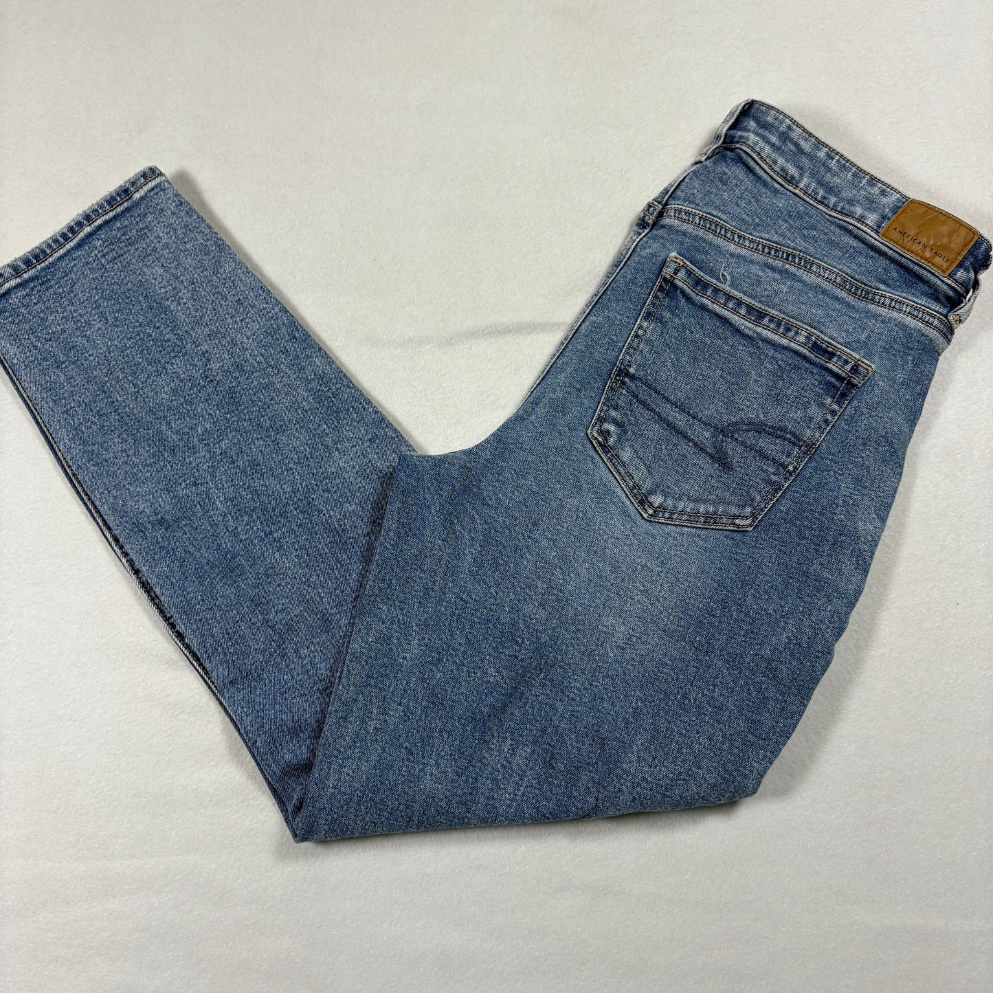 American Eagle Womens Jeans 6 Short Distressed Ripped Baggy Strigid Y2K Grunge