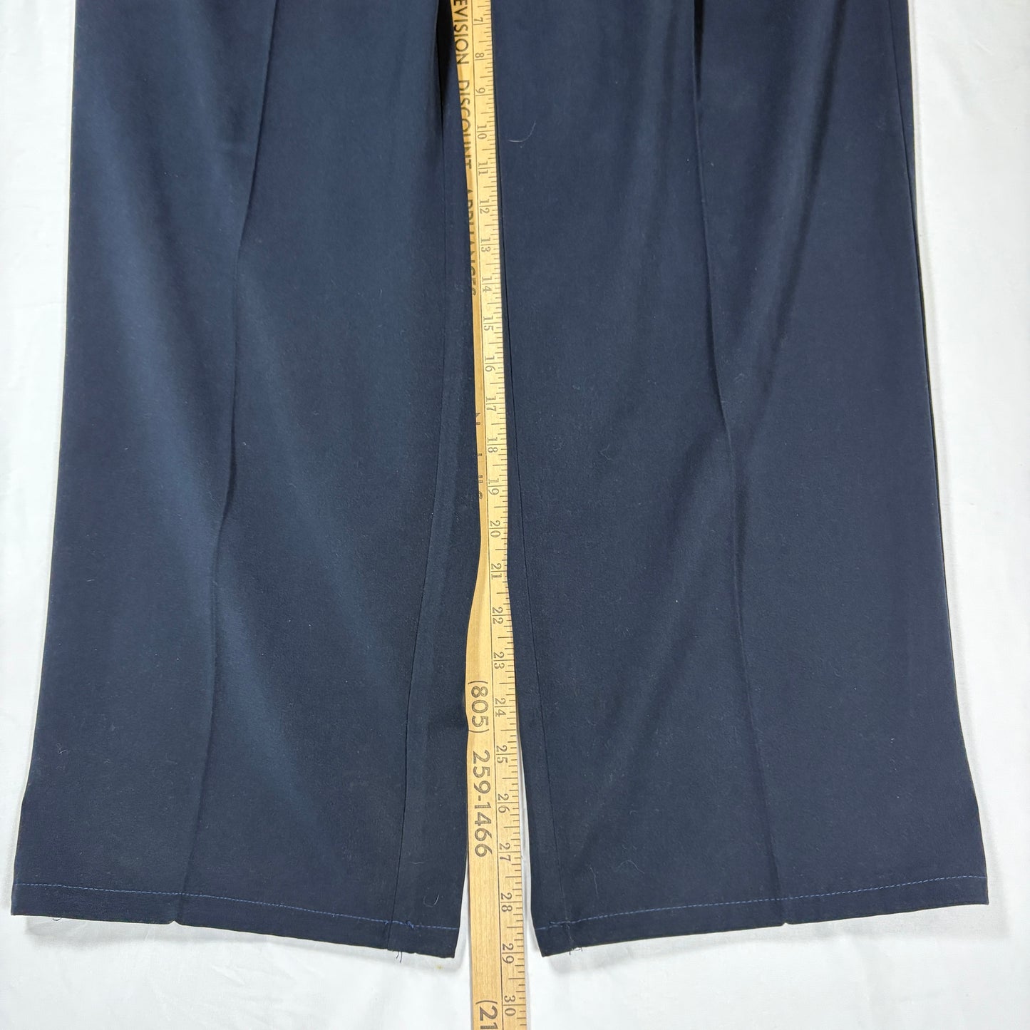 Tommy Hilfiger Golf Pants Men 38x32 Navy Blue Dress Slacks Pleated Classic Fit