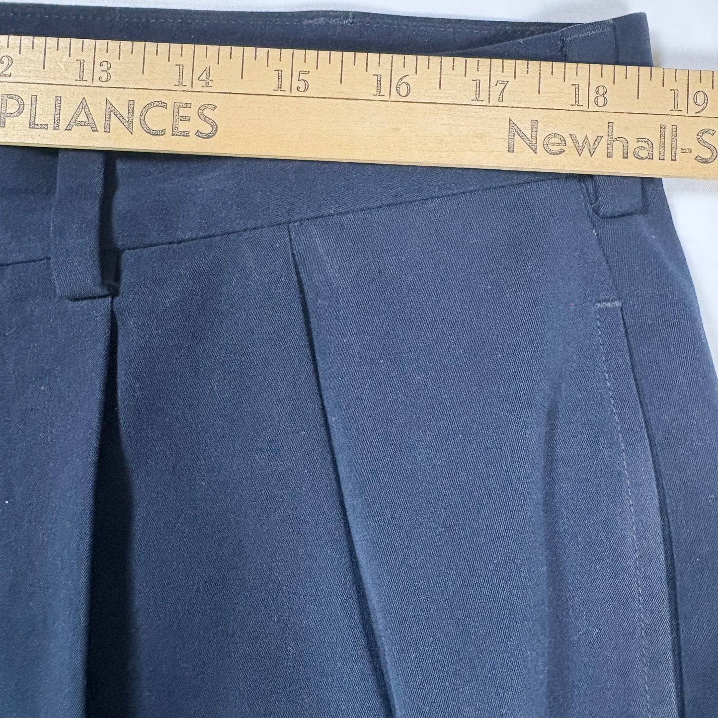 Tommy Hilfiger Golf Pants Men 38x32 Navy Blue Dress Slacks Pleated Classic Fit