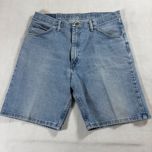 Wrangler Denim Shorts Relaxed Fit Size 38 Fits Like 38 Light Wash Jorts Mens