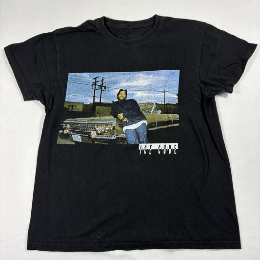 Ice Cube Youth T Shirt Black Medium Rap Tee Hip Hop 90s Rapper Graphic Vintage Style