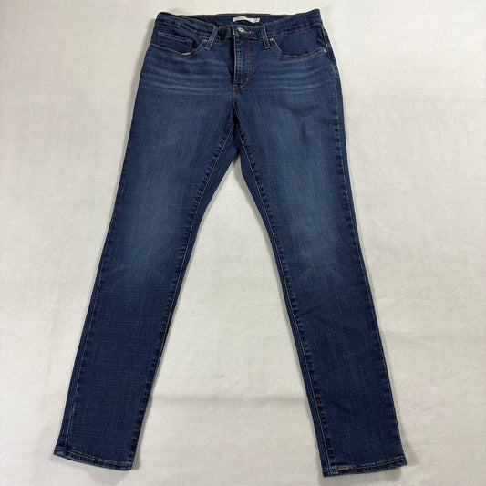Levis 311 Shaping Skinny Jeans Size 30 Fits Like 30x28 Dark Wash Stretch Womens