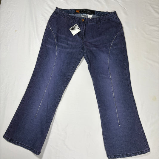 Parasuco Ergonomic Jeans Women 30 Blue Bootcut Flare Stretch Denim NWT Canada