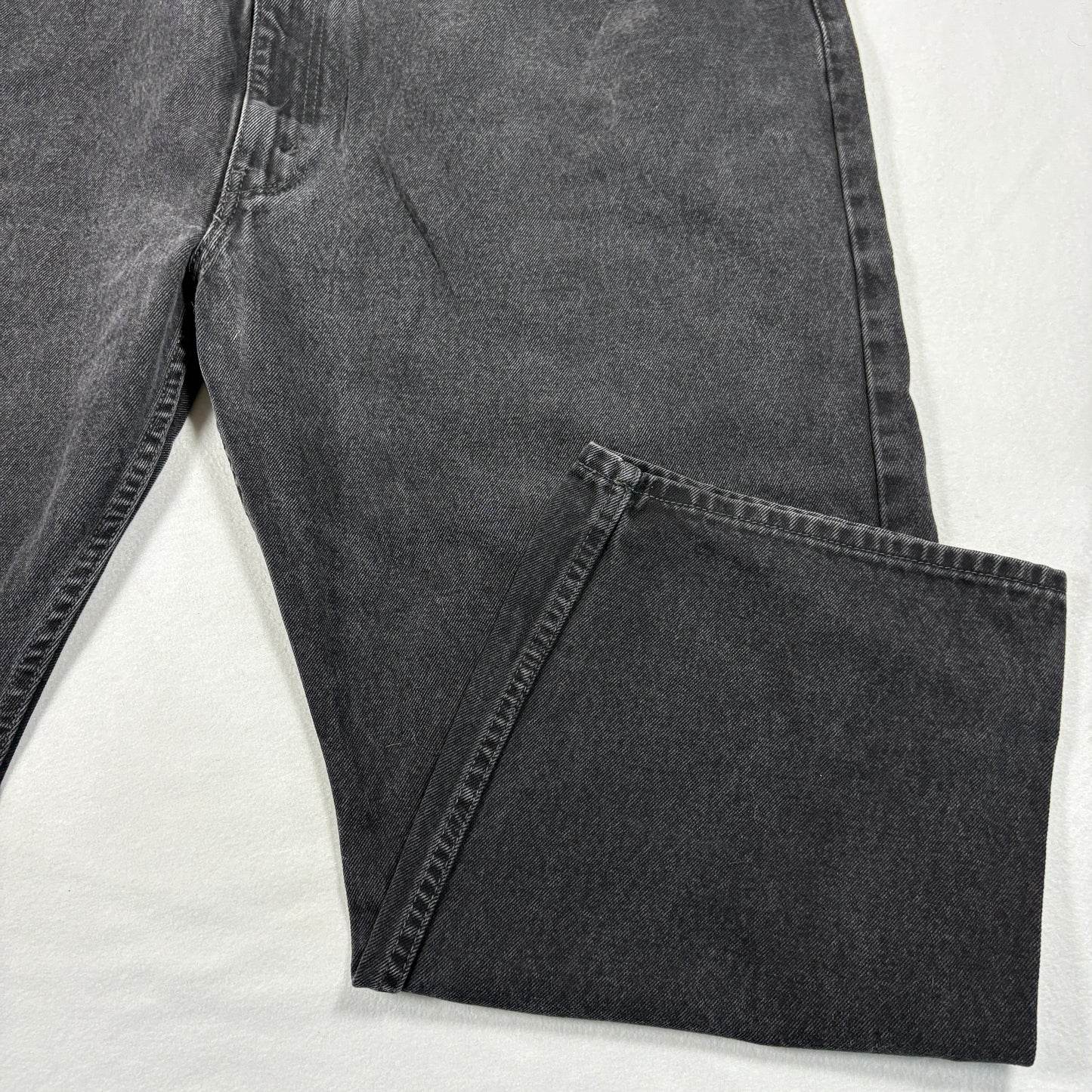 Levis Mens 505 Jeans 54x29 Black Denim Straight Fit Y2K 90s Grunge Vintage