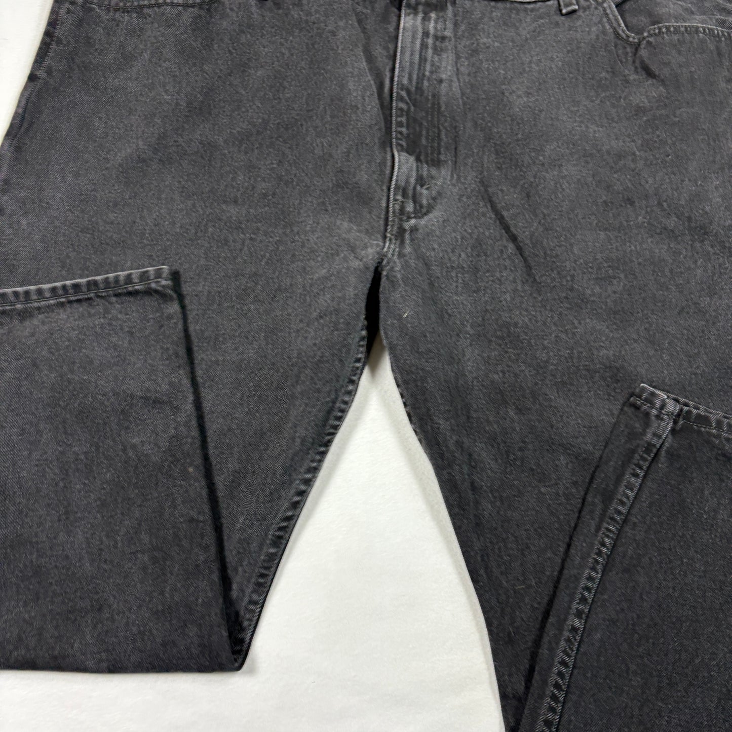 Levis Mens 505 Jeans 54x29 Black Denim Straight Fit Y2K 90s Grunge Vintage