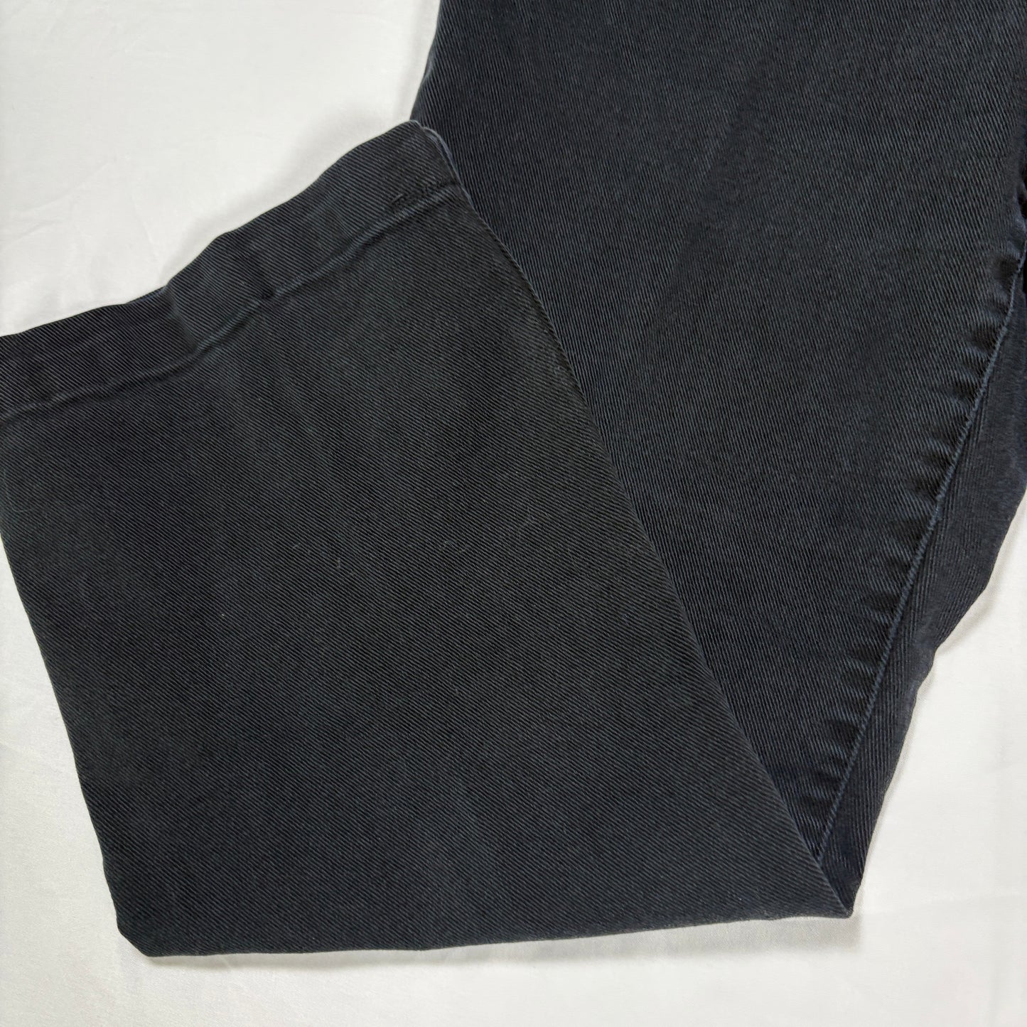 Ralph Lauren Jeans Co Women 12P Black Denim Stretch Petite Classic Casual Pants