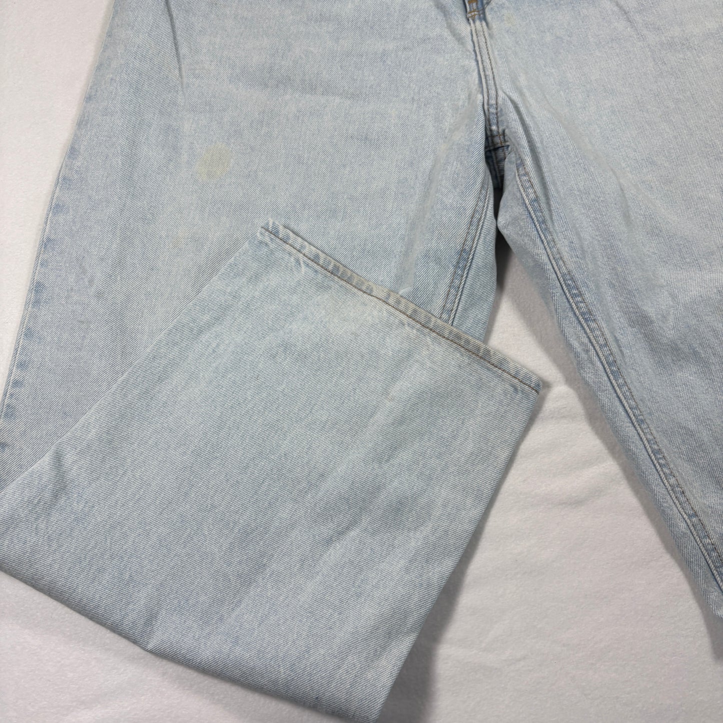 Empire Mens Jeans 46 Light Wash Baggy Y2K 90s Grunge Skater Denim Vintage